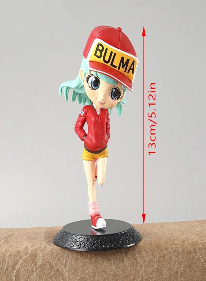 AUGEN Bulma Set of 3 Action Figure Limited Edition for Car Dashboard, Decoration, Cake, Office Desk & Study Table (13cm)(Pack of 3) - Image 5